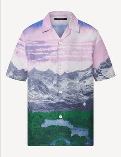 Louis Vuitton Mens Small Plain Rainbow Runway Velour Monogram Zip Sweatshirt106l