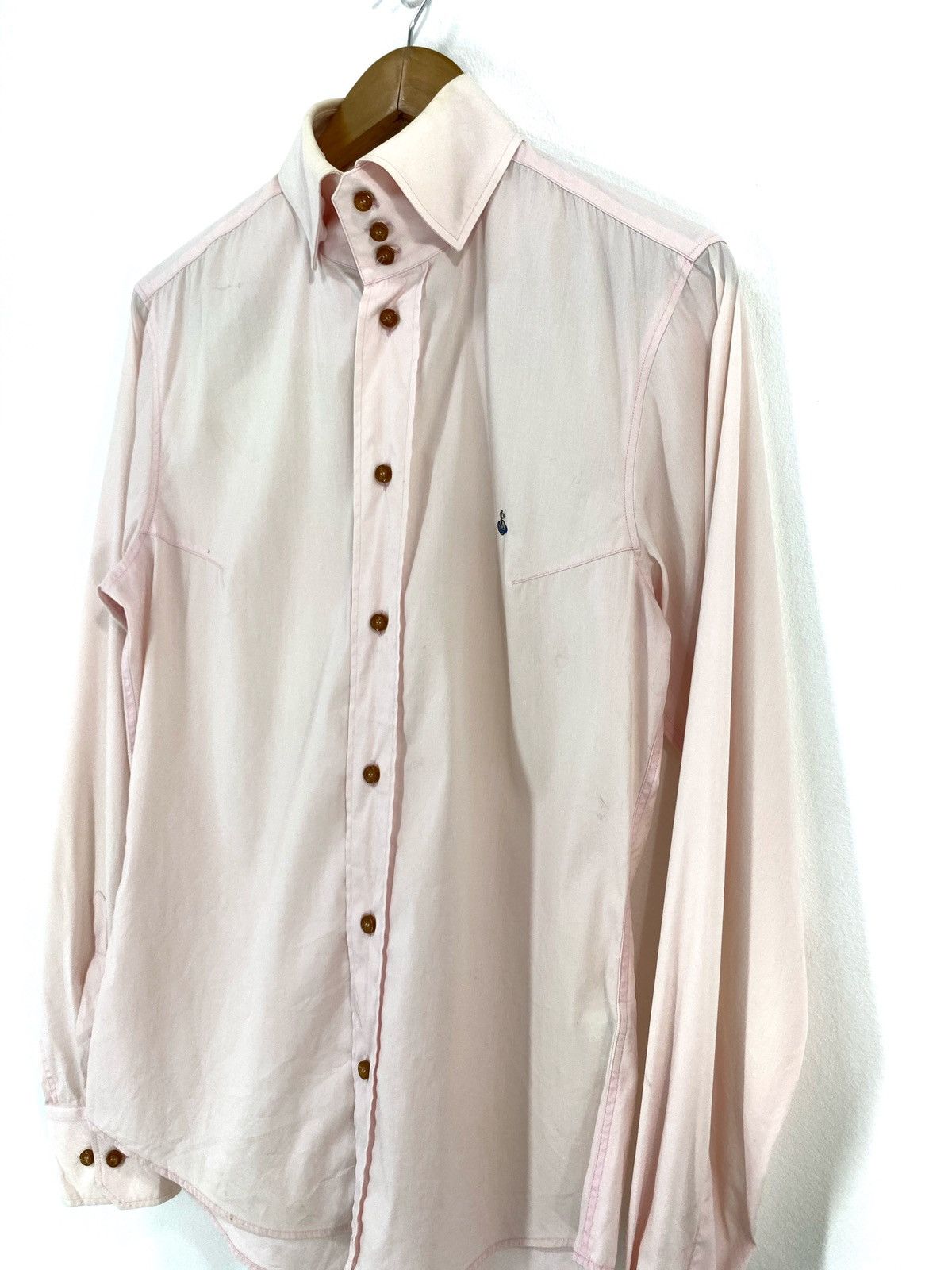Vivienne Westwood Vivienne Westwood Man Button Up Shirt Multicolor Small Logo Size US L / EU 52-54 / 3 - 5 Thumbnail