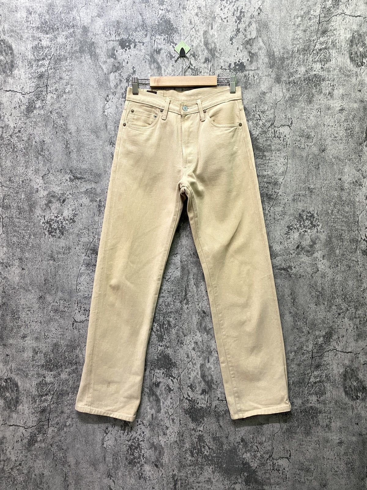image of Vintage Salty Dog Selvedge Denim Pant in Khaki, Men's (Size 26)