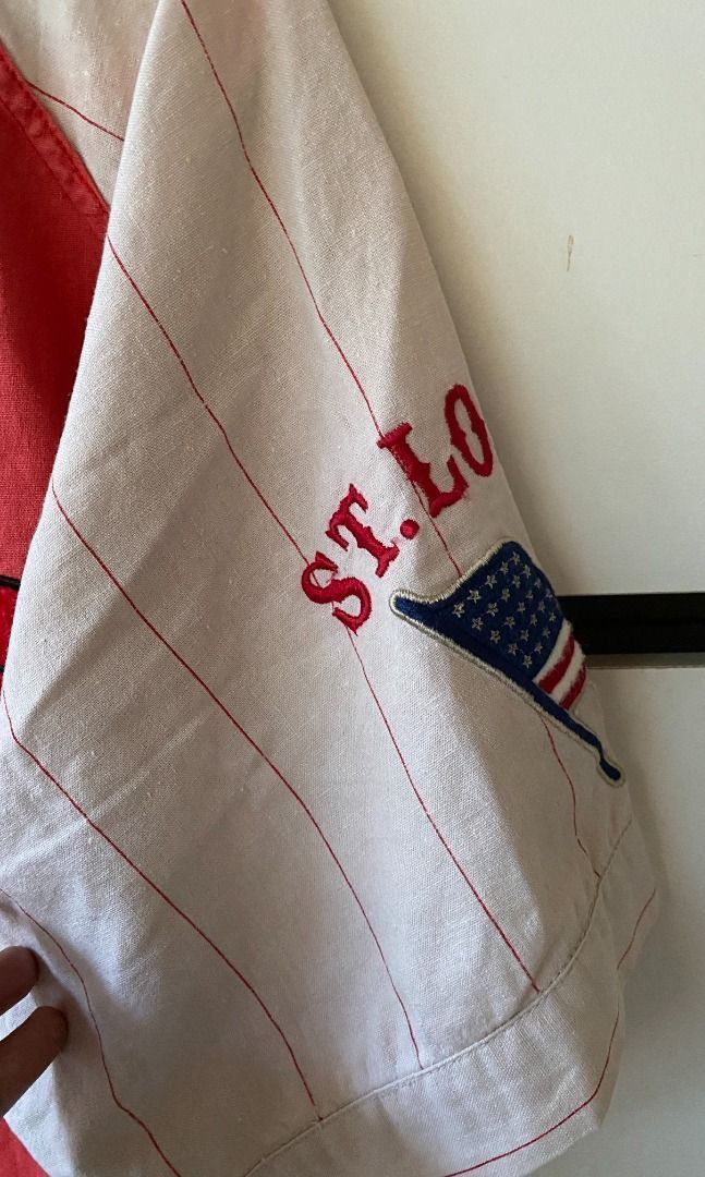 Mirage × Vintage VINTAGE CARDINAL BASEBALL JERSEY Size US L / EU 52-54 / 3 - 6 Thumbnail