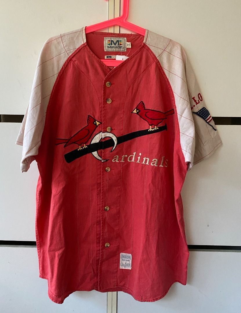 Mirage × Vintage VINTAGE CARDINAL BASEBALL JERSEY Size US L / EU 52-54 / 3 - 3 Thumbnail