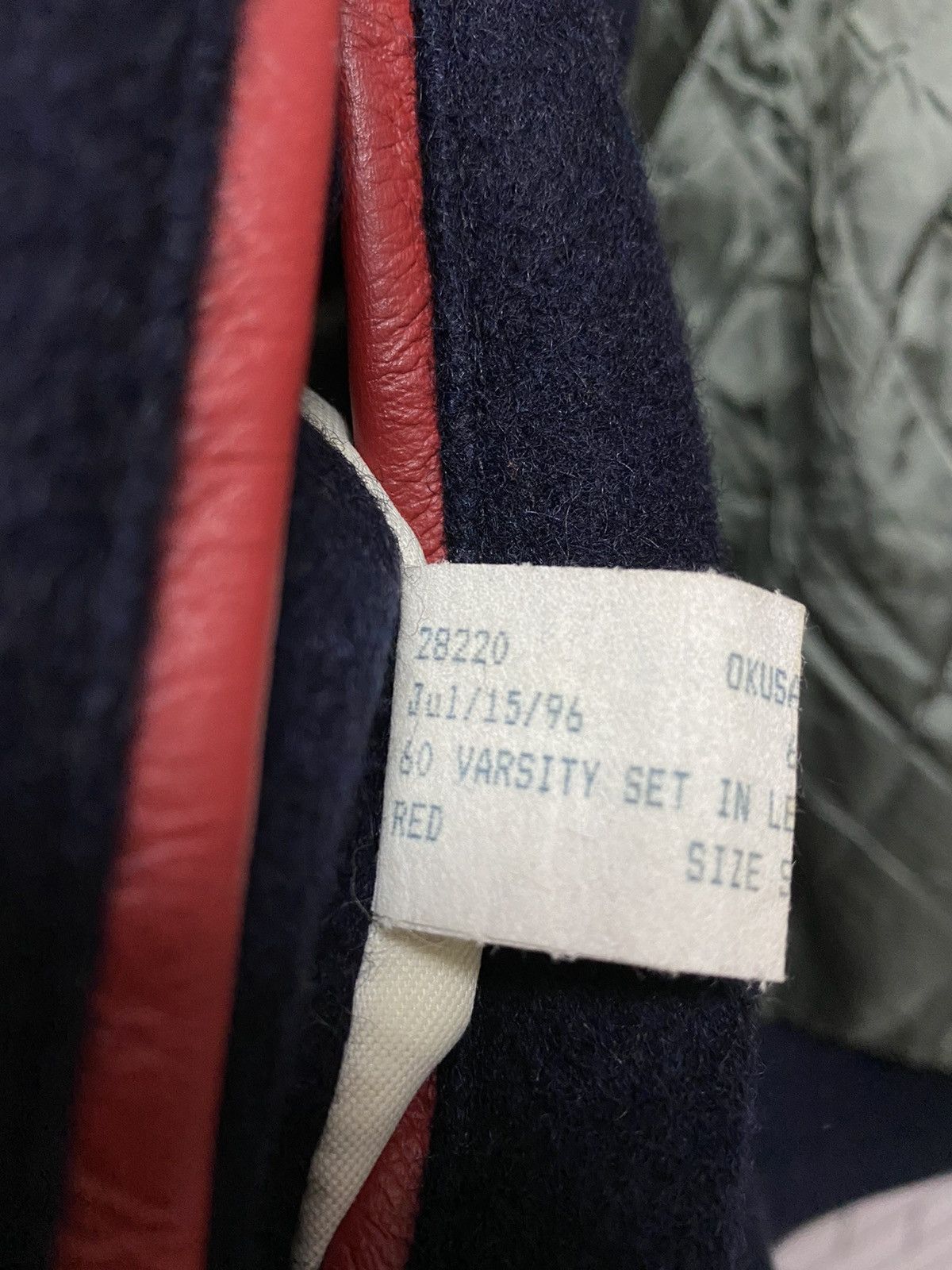 Golden Bear × Vintage Vintage 90’s Golden Bear Leather Letterman Varsity Jacket Size US S / EU 44-46 / 1 - 16 Thumbnail