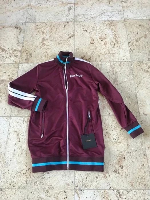 image of Palm Angels Long Tracksuit In Burgundy, Men's (Size Medium)