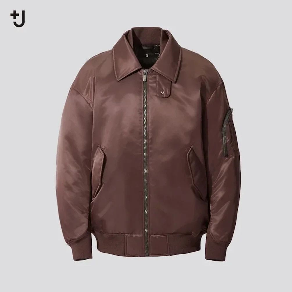 Jil Sander Rare Uniqlo Jil Sander +J Down Oversized Ribbed Blouson Size US L / EU 52-54 / 3 - 4 Thumbnail