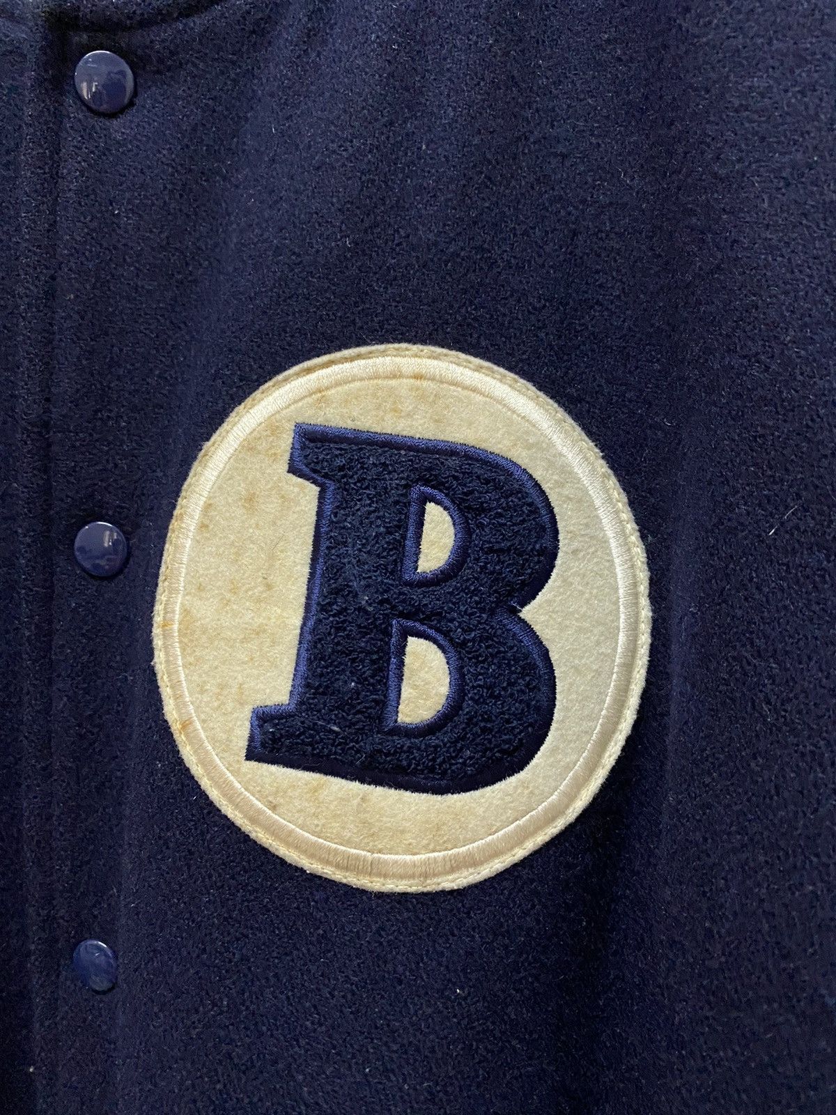 Golden Bear × Vintage Vintage 90’s Bears Surf Boards leather Wool Varsity Jacket Size US M / EU 48-50 / 2 - 9 Thumbnail