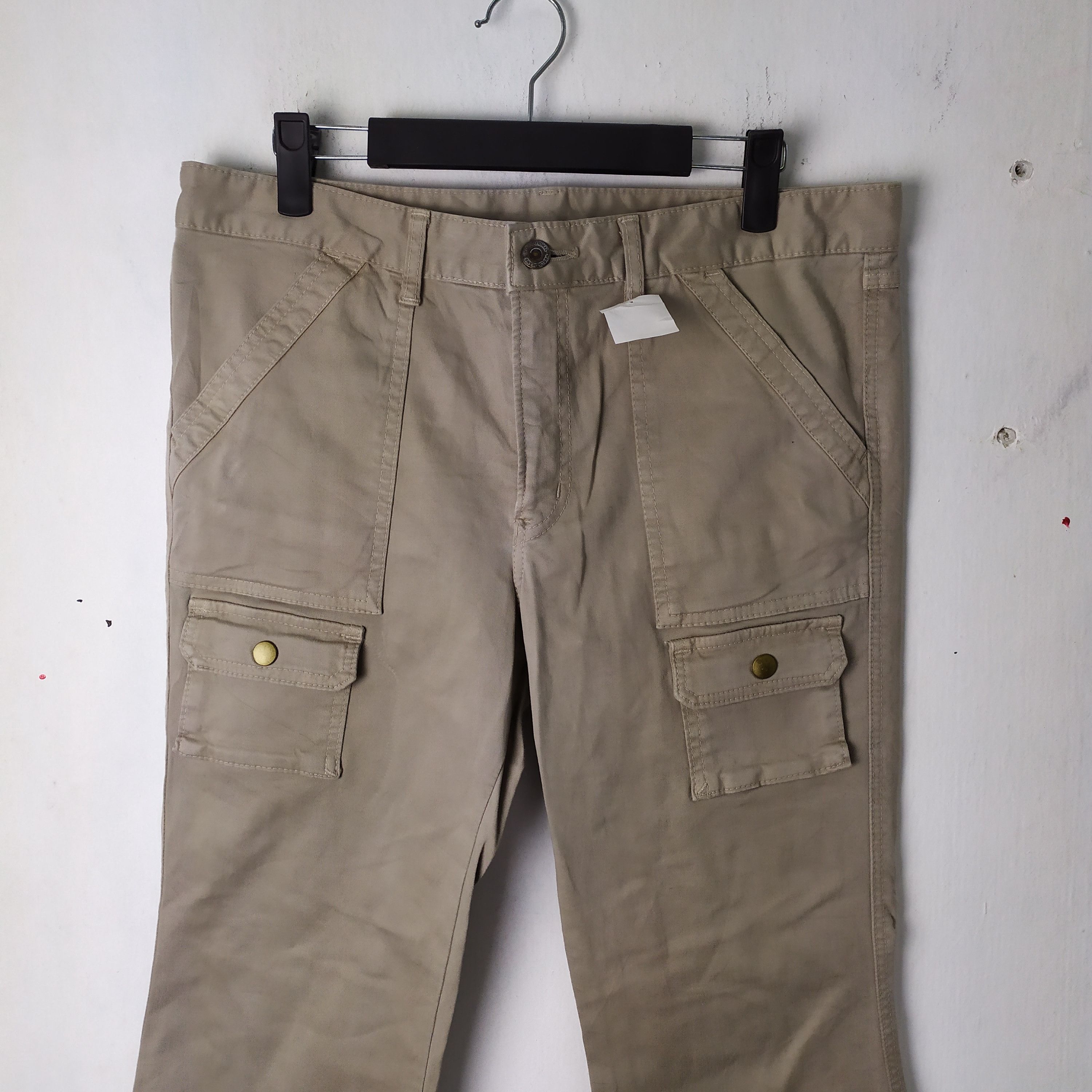 Japanese Brand JAPANES BRAND FLARE BUSH / CARGO PANTS Size US 30 / EU 46 - 2 Thumbnail
