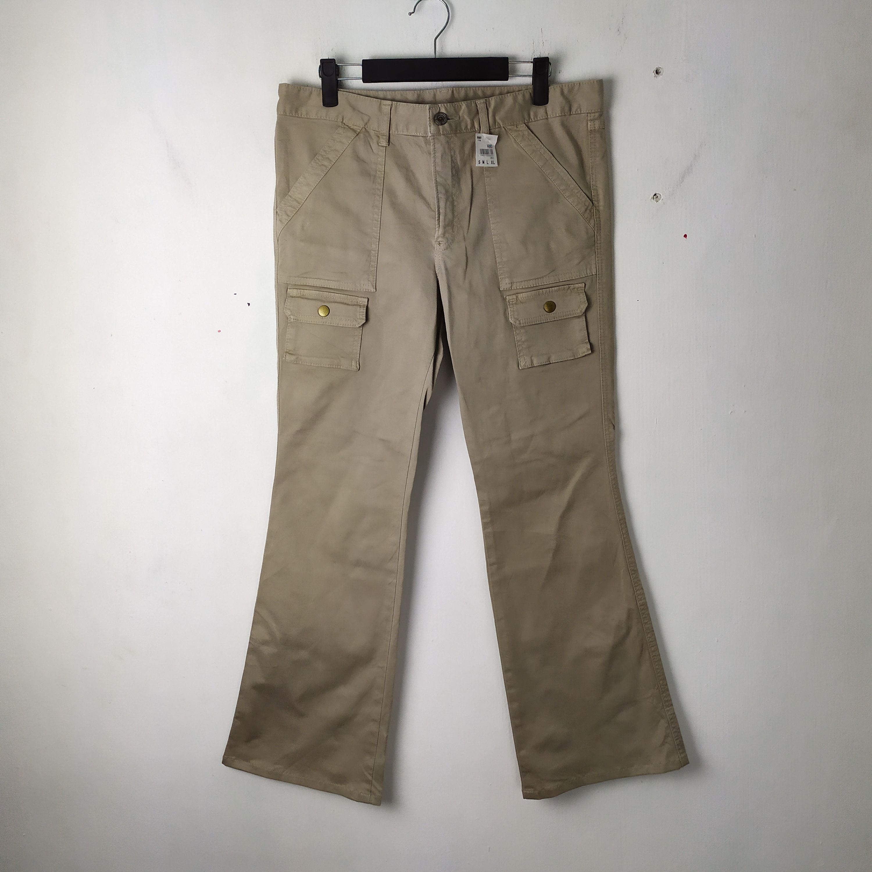 Japanese Brand JAPANES BRAND FLARE BUSH / CARGO PANTS Size US 30 / EU 46 - 1 Thumbnail