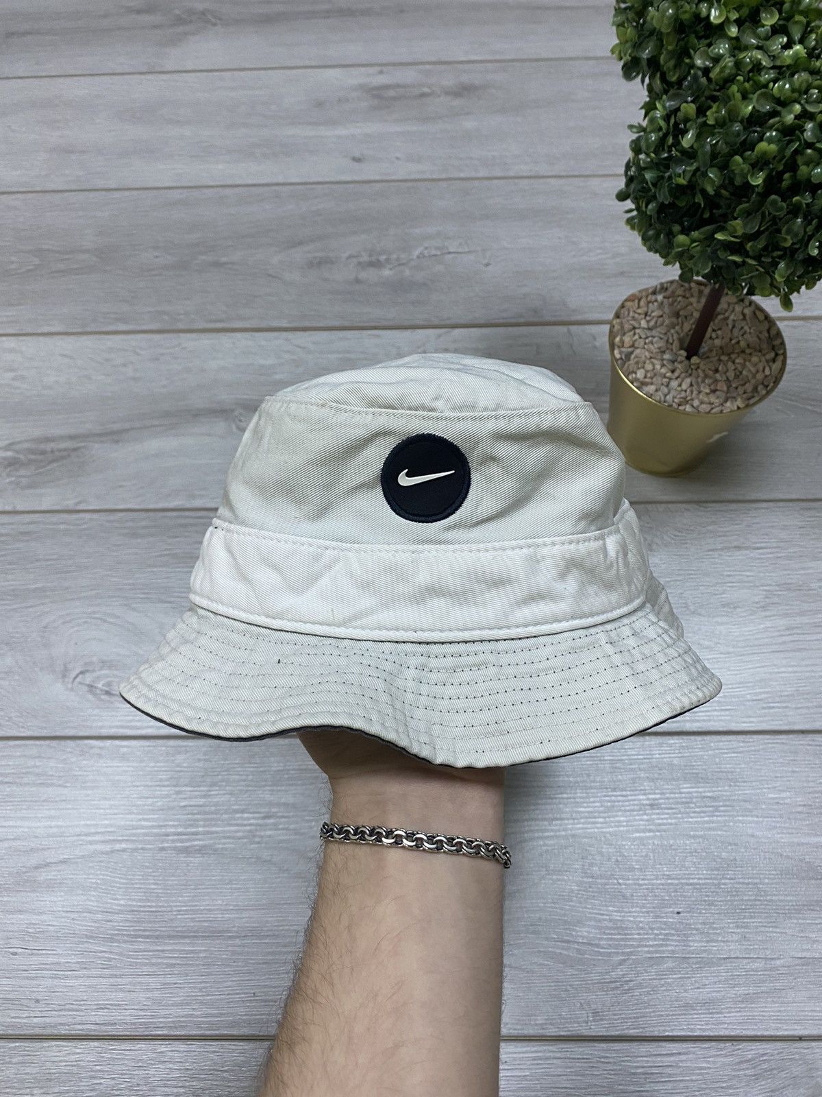Nike Nike vintage 90s bucket hat swoosh Size ONE SIZE - 1 Thumbnail