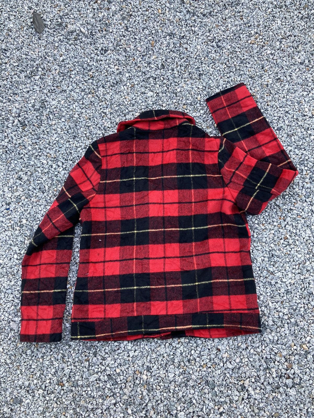 Forever 21 ⭐️BIDDING OFFER⭐️ PUNK CHECKERED WOOL DOUBLE COLLAR JACKET Size US M / EU 48-50 / 2 - 3 Thumbnail