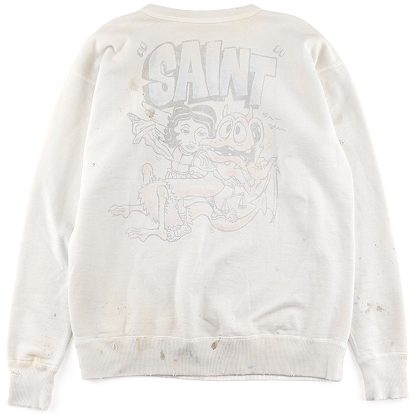 READYMADE × Saint Michael SAINT MICHAEL AGED CREWNECK SWEATSHIRT Size US L / EU 52-54 / 3 - 10 Thumbnail