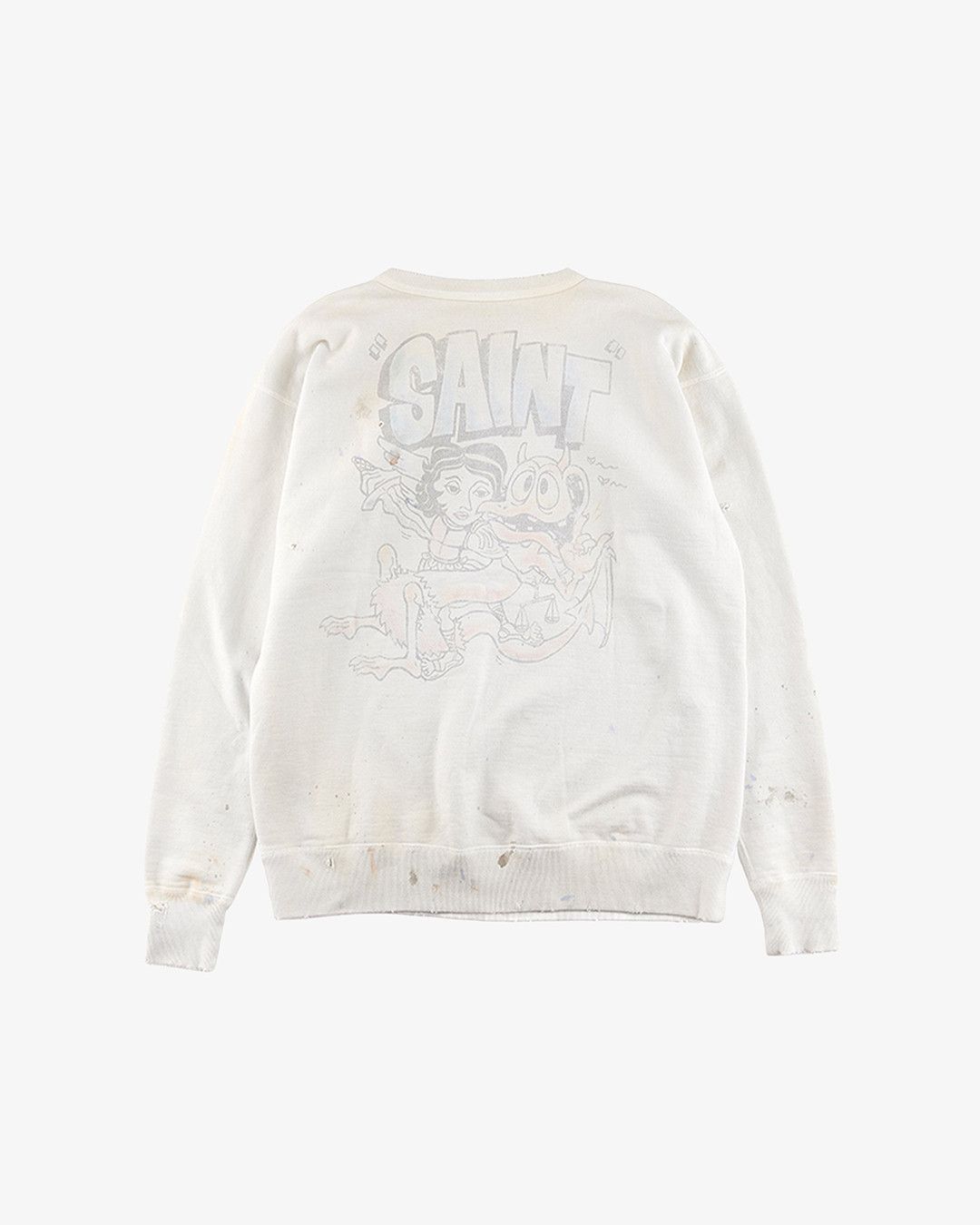 READYMADE × Saint Michael SAINT MICHAEL AGED CREWNECK SWEATSHIRT Size US L / EU 52-54 / 3 - 1 Thumbnail