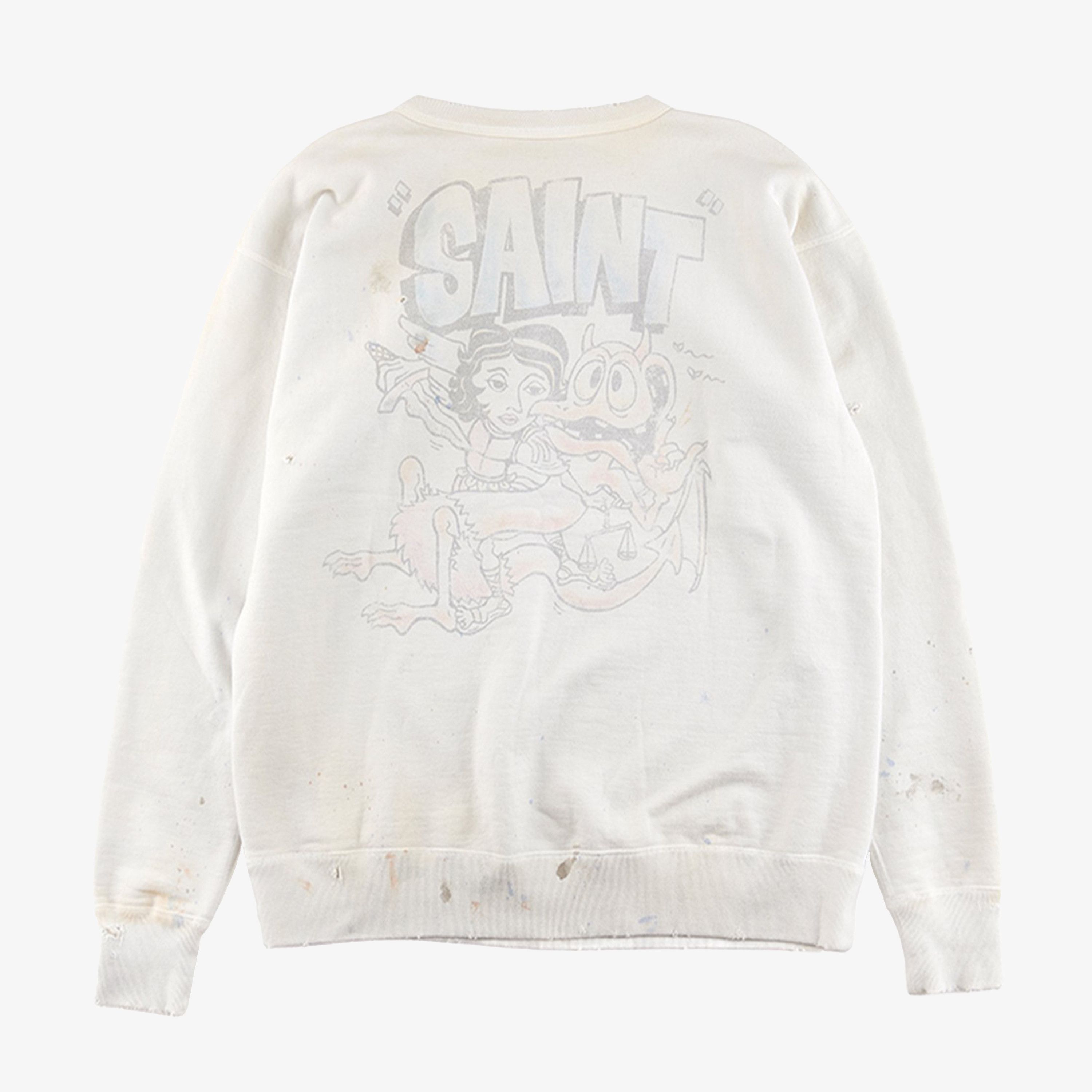 READYMADE × Saint Michael SAINT MICHAEL AGED CREWNECK SWEATSHIRT Size US L / EU 52-54 / 3 - 2 Thumbnail