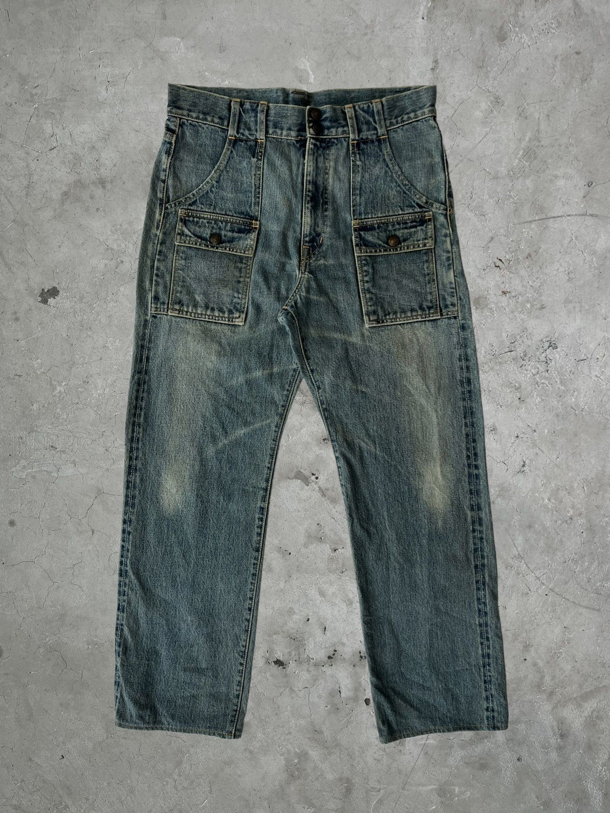 image of Kapital Denim Cargos, Men's (Size 33)