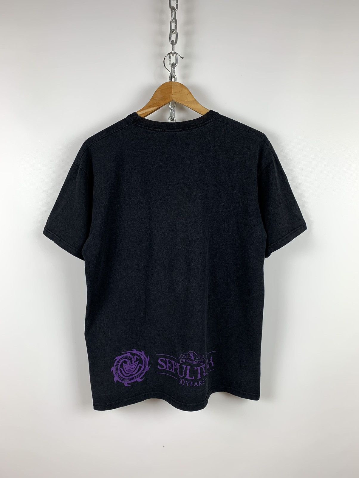 Band Tees Vintage Sepultura Chaos A.D. 30 Years Travis Style T-Shirt Size US L / EU 52-54 / 3 - 2 Thumbnail