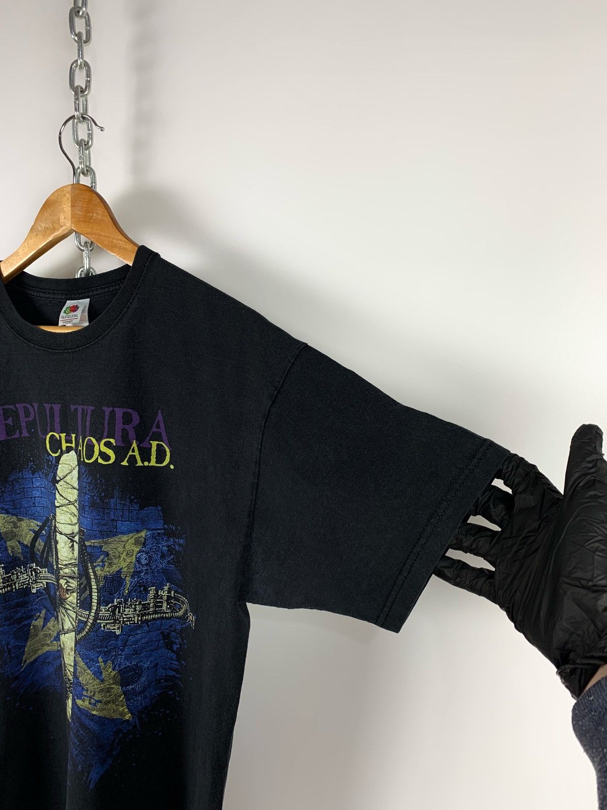 Band Tees Vintage Sepultura Chaos A.D. 30 Years Travis Style T-Shirt Size US L / EU 52-54 / 3 - 11 Thumbnail