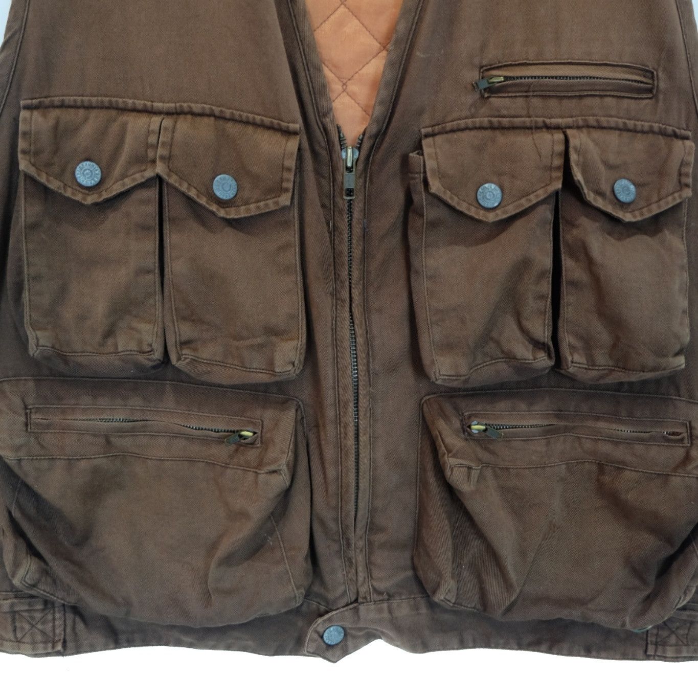 Japanese Brand 90's ESSENCE Tactical Fishing Multipocket Vest Jacket Size US L / EU 52-54 / 3 - 4 Thumbnail