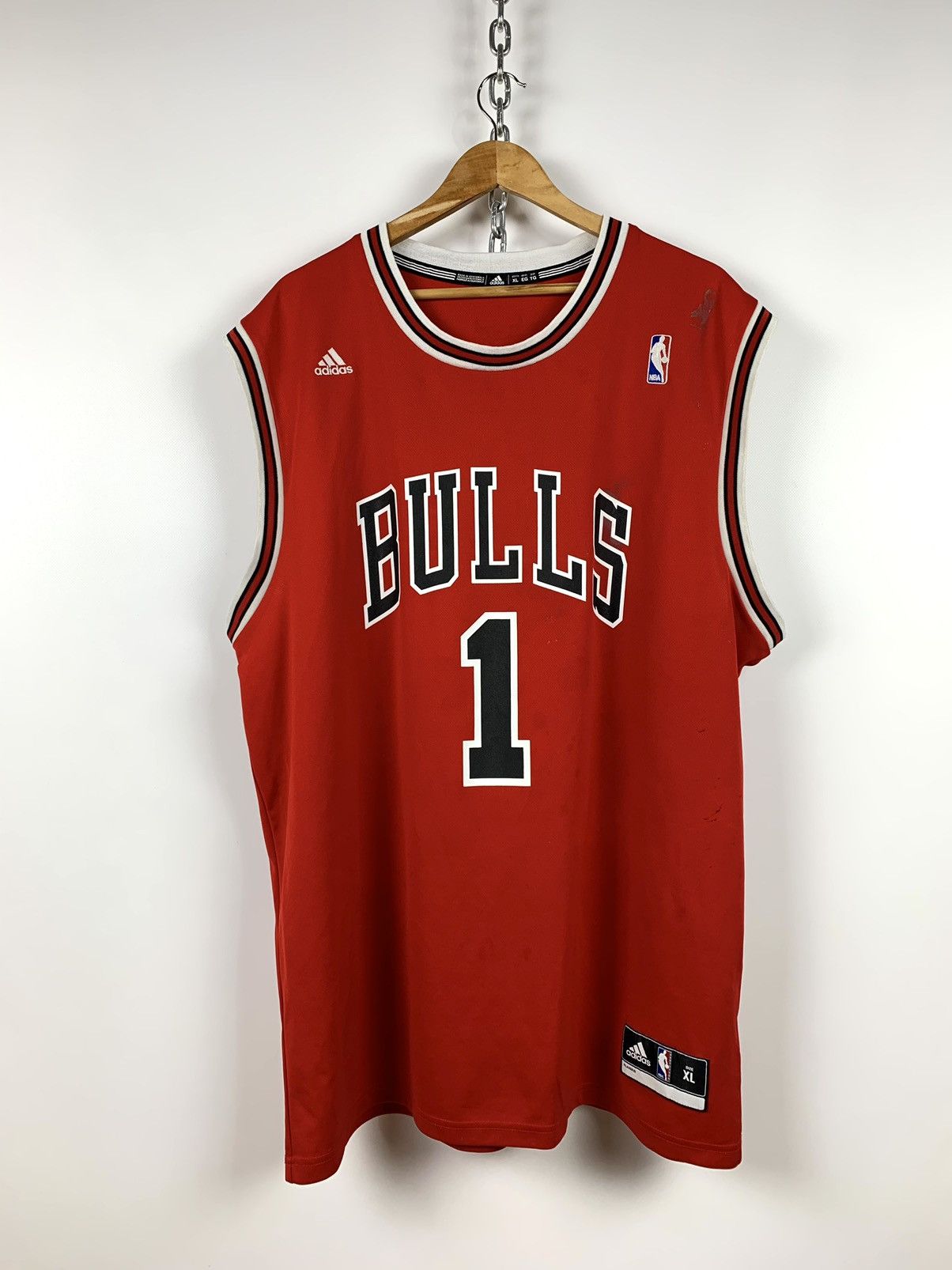 Adidas Chicago Bulls Rose Jersey NBA