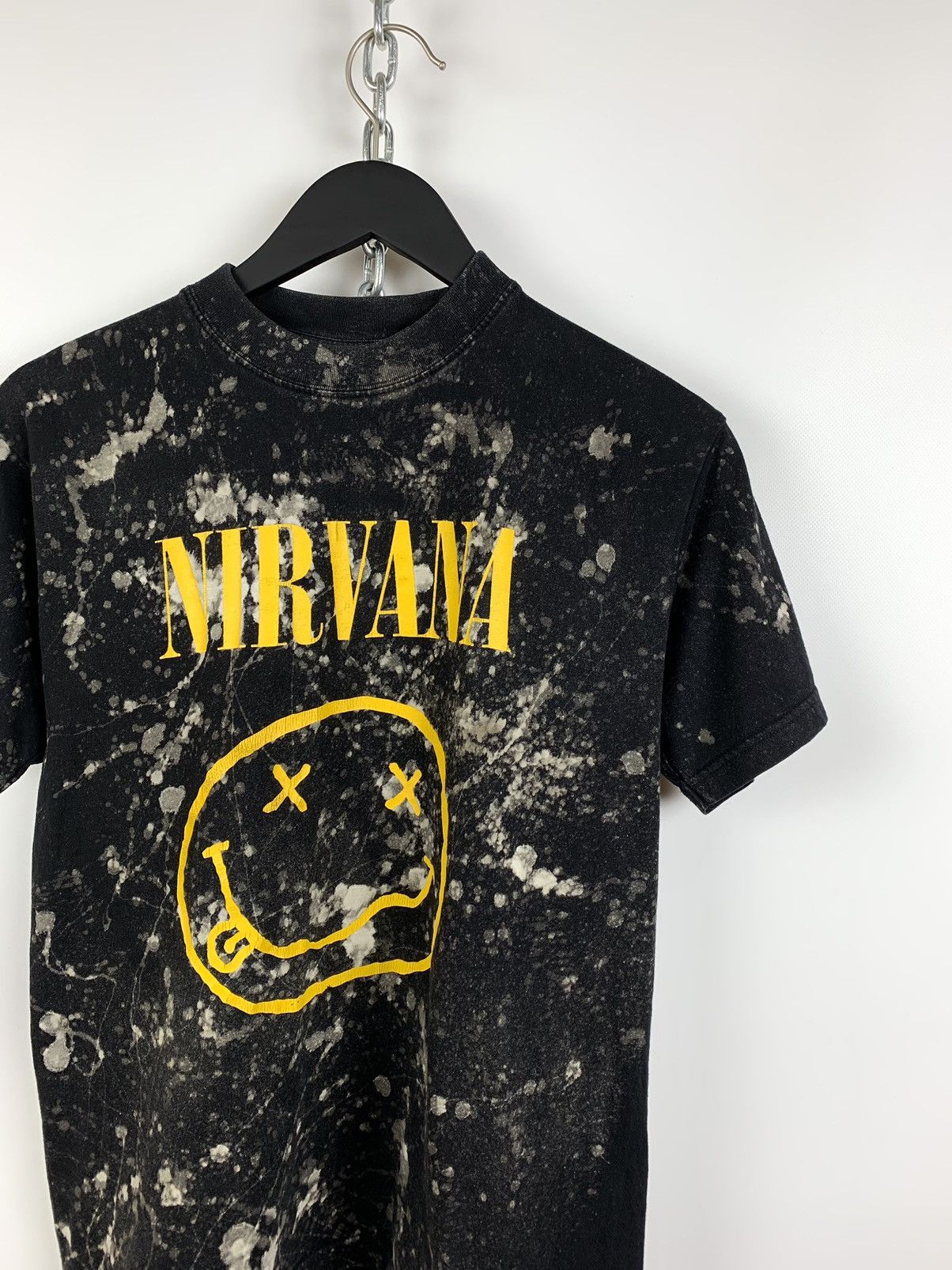 Band Tees 90s Vintage Nirvana Smile Tie Dye T-Shirt Size US M / EU 48-50 / 2 - 3 Thumbnail