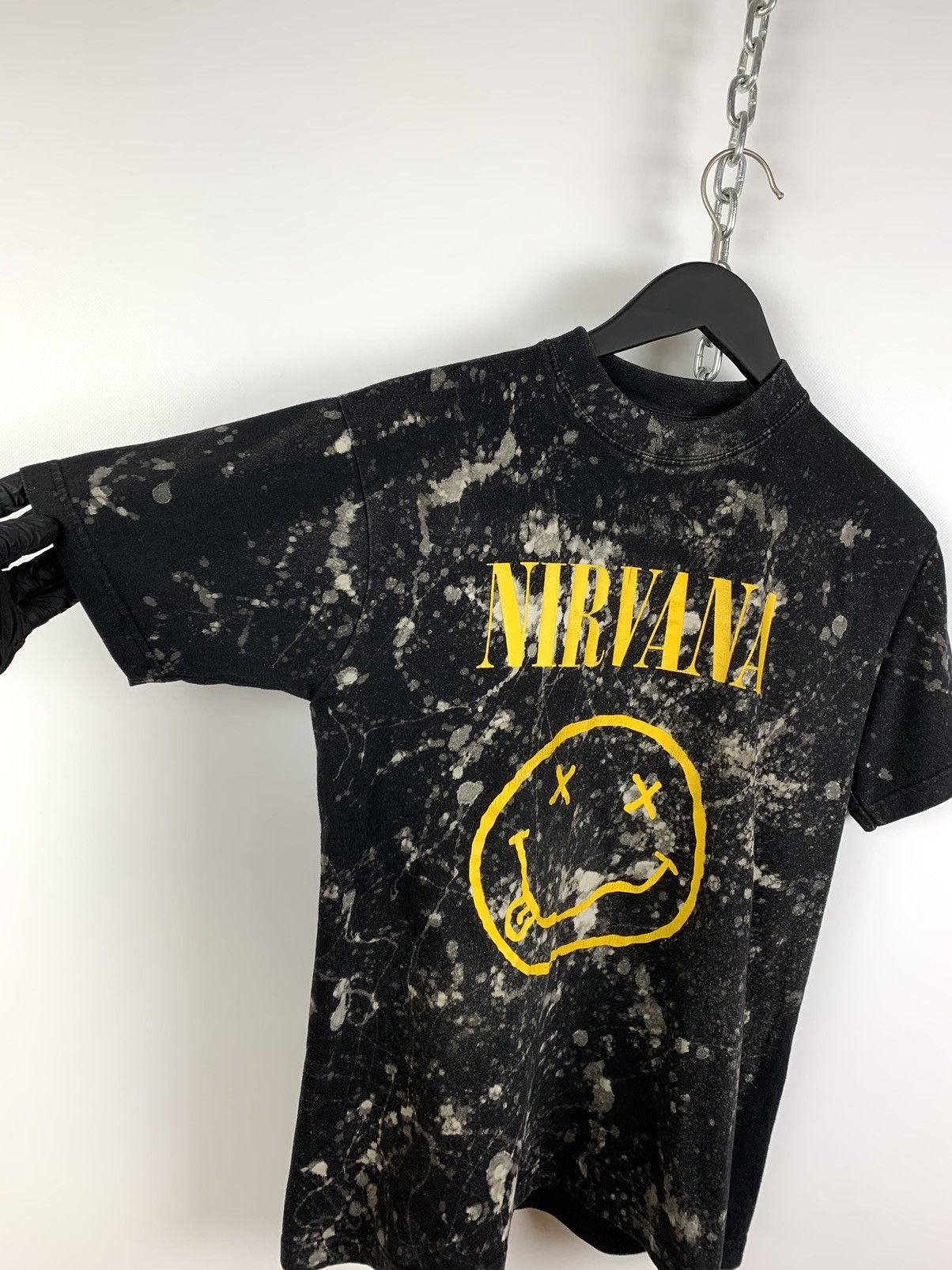 Band Tees 90s Vintage Nirvana Smile Tie Dye T-Shirt Size US M / EU 48-50 / 2 - 6 Thumbnail