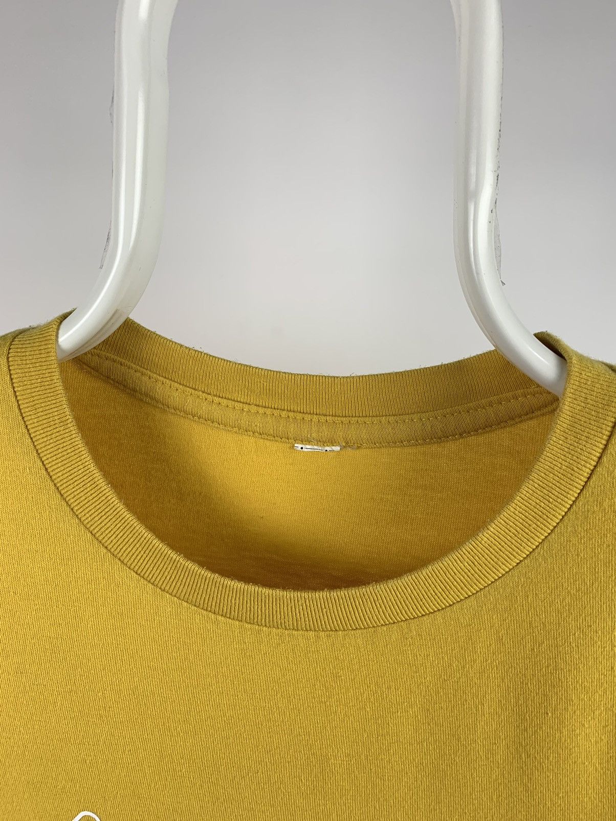 Nike × Vintage Vintage Nike Big Swoosh Yellow T-Shirt Size US S / EU 44-46 / 1 - 10 Thumbnail