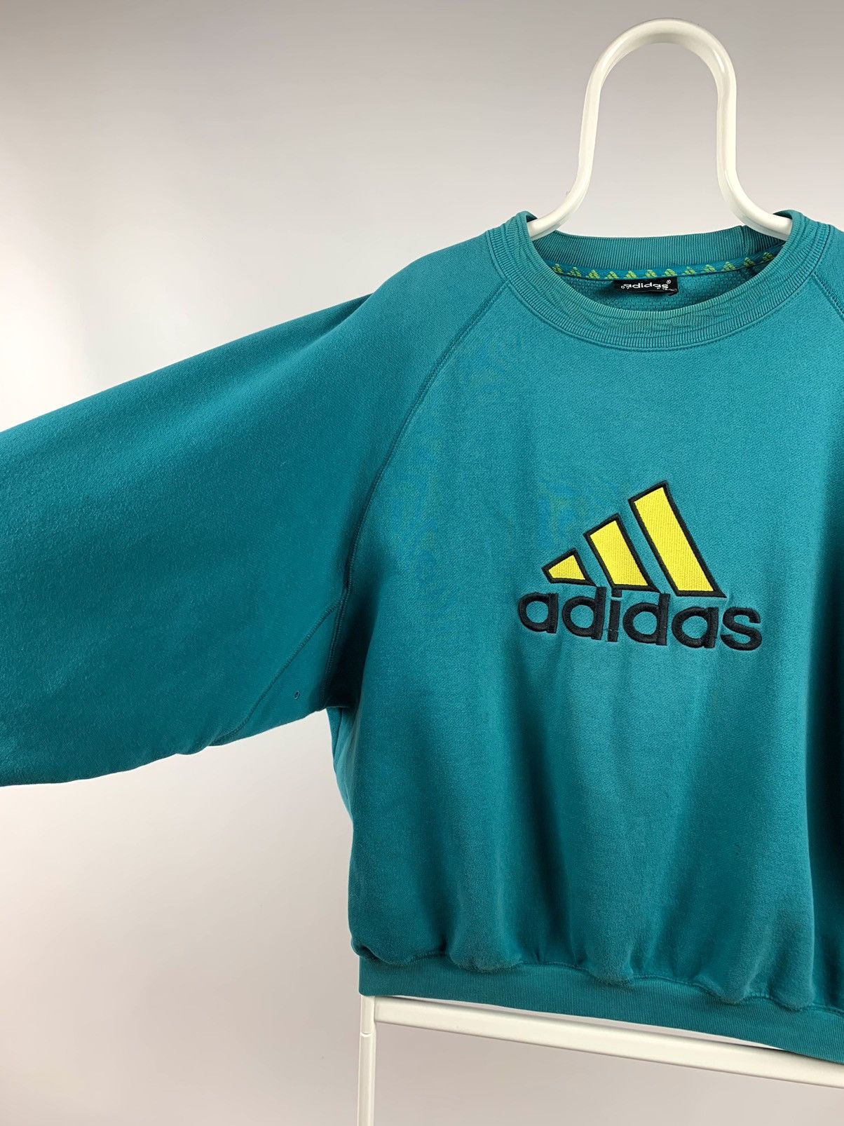 Adidas 90s Vintage Adidas Big Logo Equipment Style Sweatshirt Size US M / EU 48-50 / 2 - 12 Thumbnail