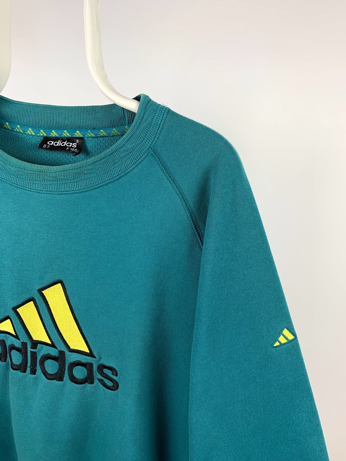 Adidas 90s Vintage Adidas Big Logo Equipment Style Sweatshirt Size US M / EU 48-50 / 2 - 6 Thumbnail
