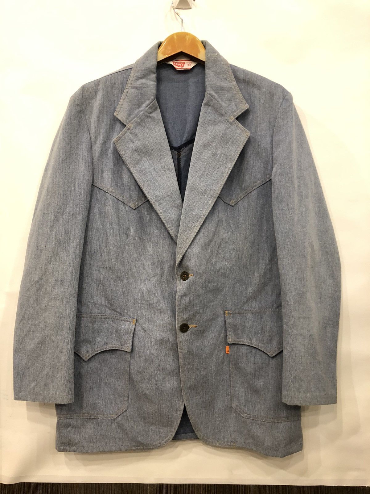 image of Levis x Vintage Levi’S Coat in Denim, Men's (Size Large)