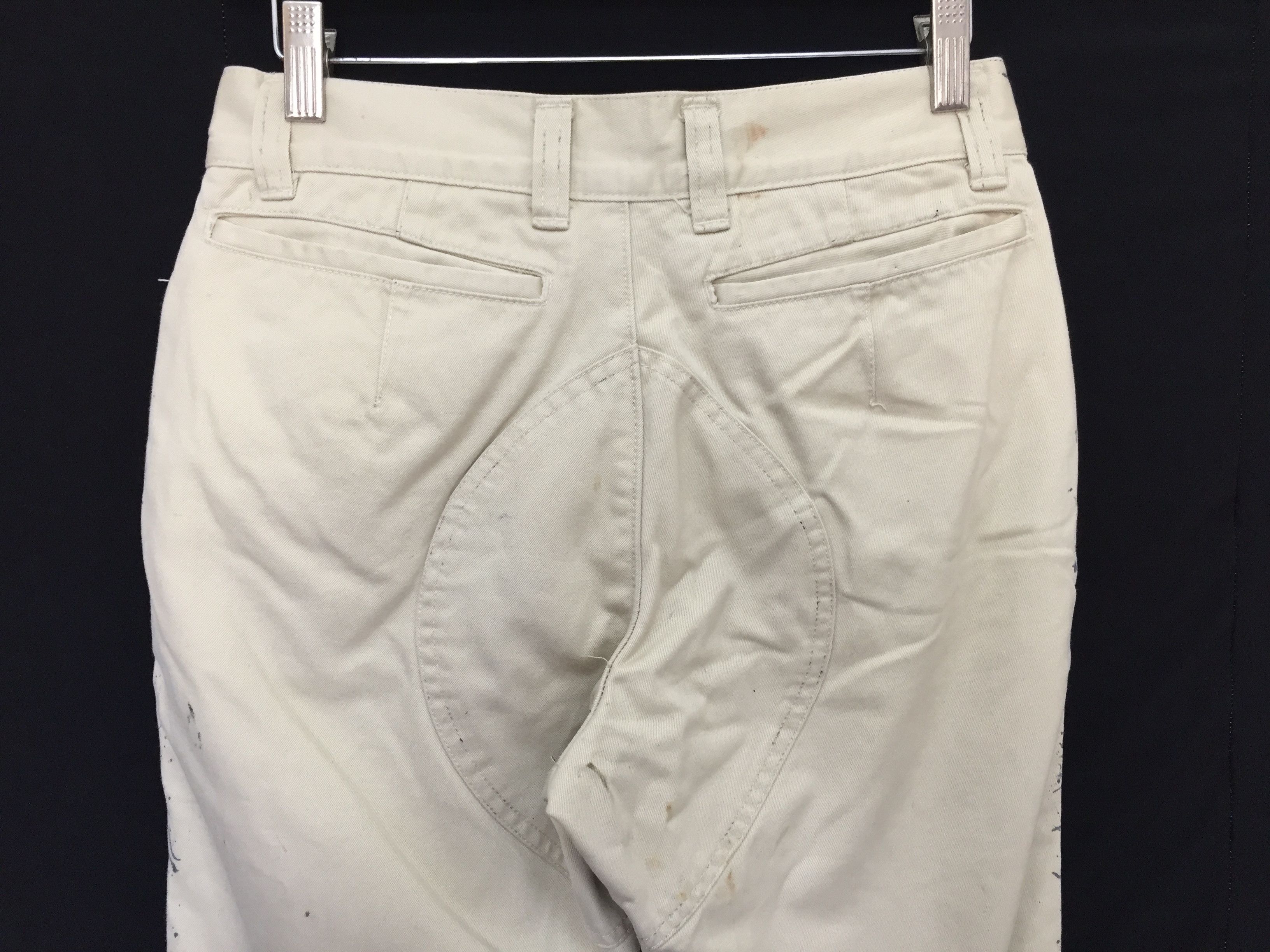 General Research 1999 Oil splash paint Rider pants Size US 27 - 9 Thumbnail