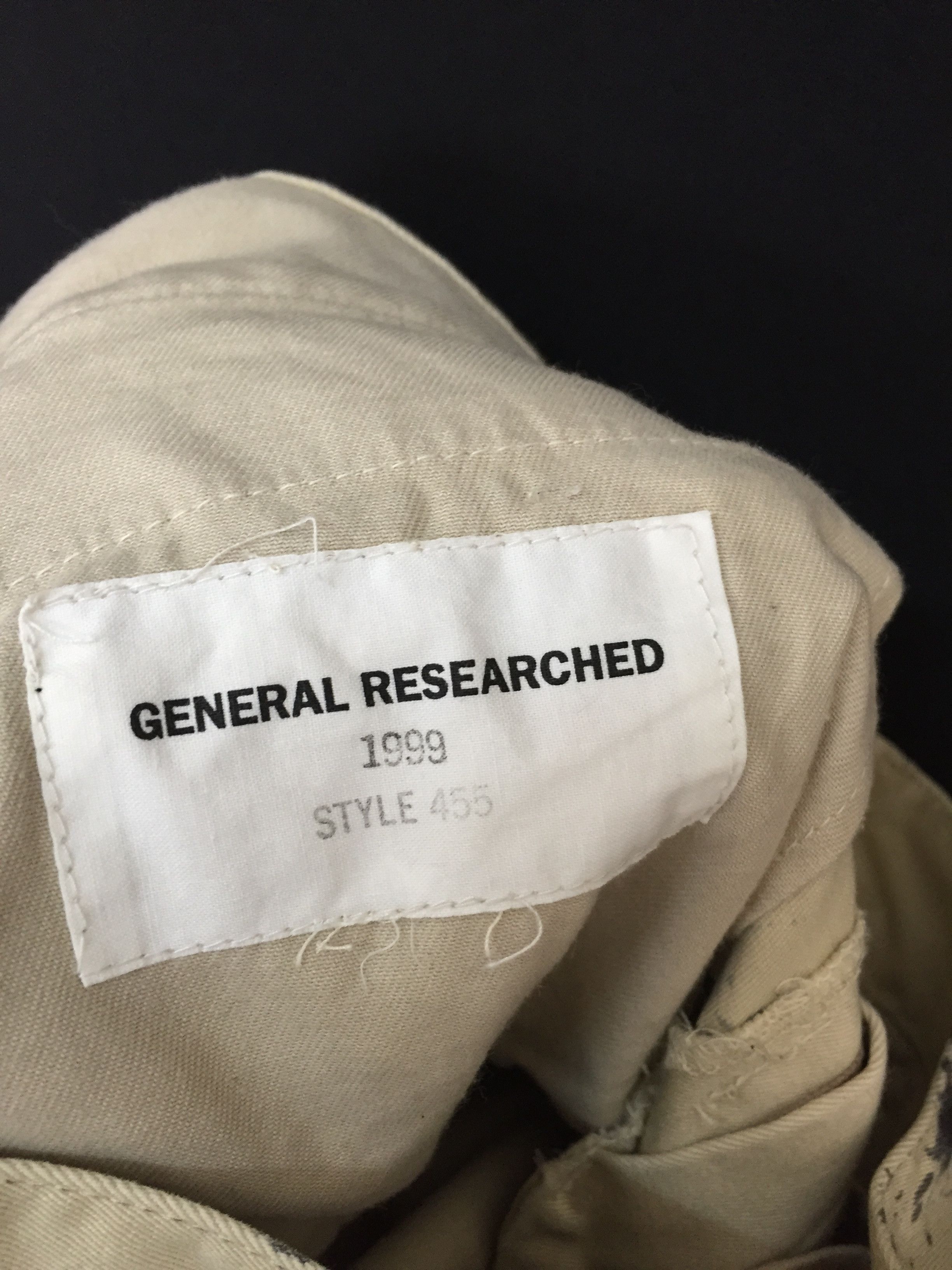 General Research 1999 Oil splash paint Rider pants Size US 27 - 12 Thumbnail