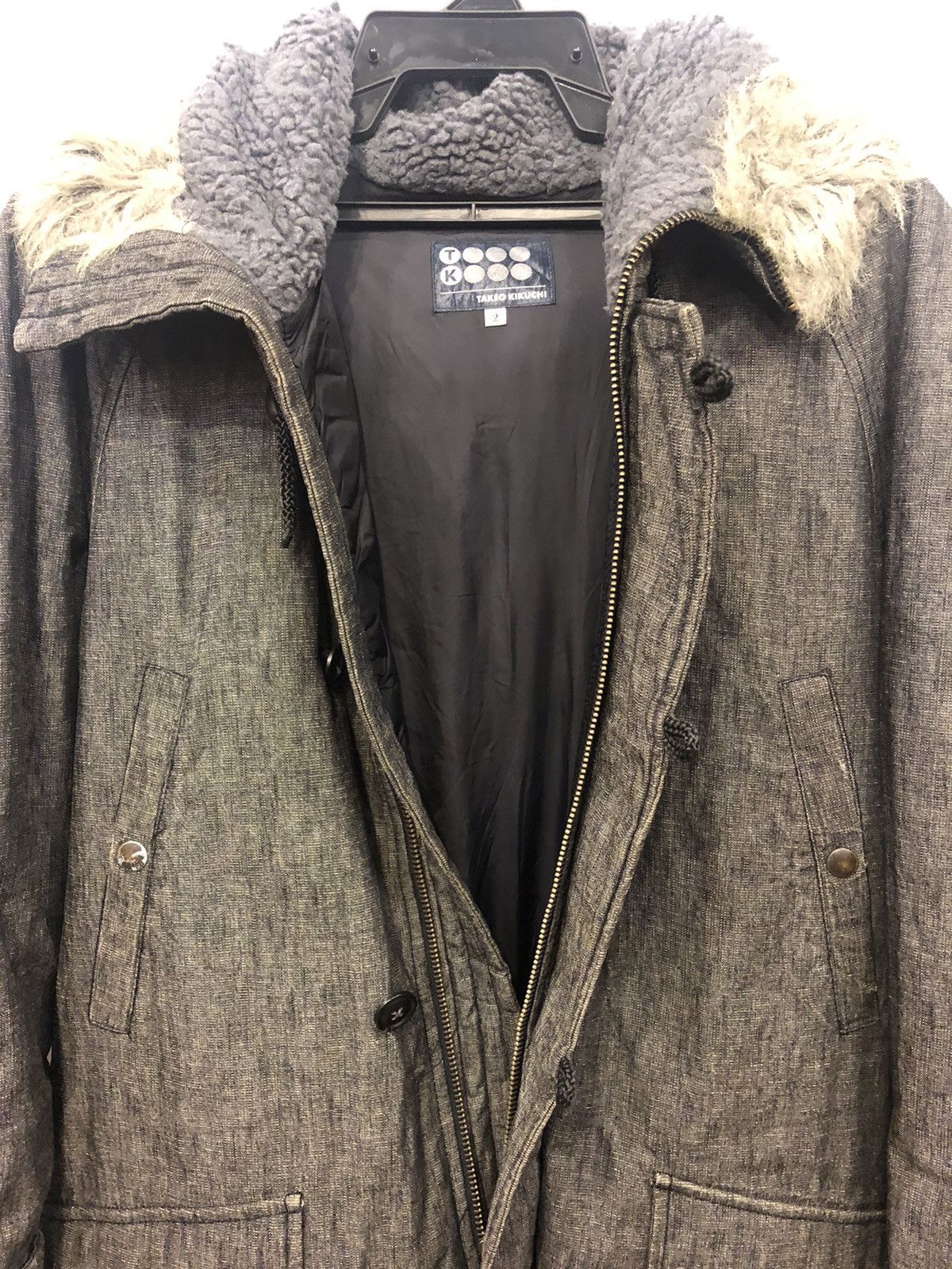 Designer × Japanese Brand × Takeo Kikuchi Takeo Kikuchi Winter Jacket Size US XL / EU 56 / 4 - 4 Thumbnail