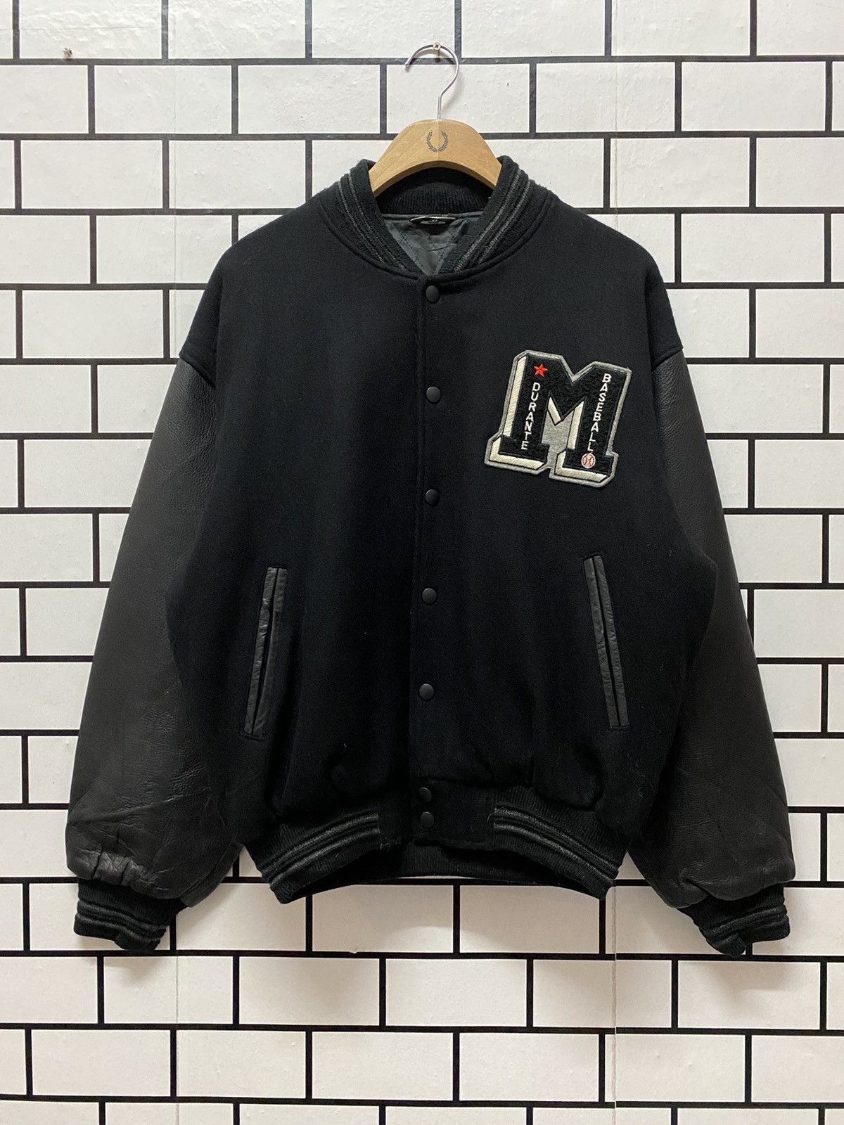 Vintage Vintage Durante Baseball Sports Club Leather Varsity Jacket Size US M / EU 48-50 / 2 - 7 Thumbnail