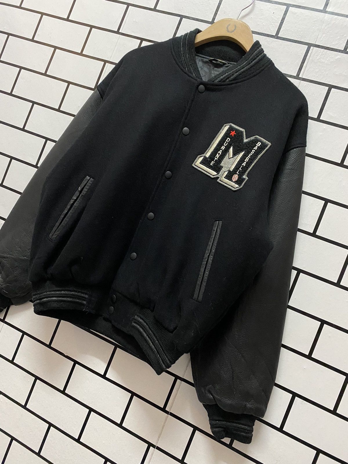 Vintage Vintage Durante Baseball Sports Club Leather Varsity Jacket Size US M / EU 48-50 / 2 - 8 Thumbnail