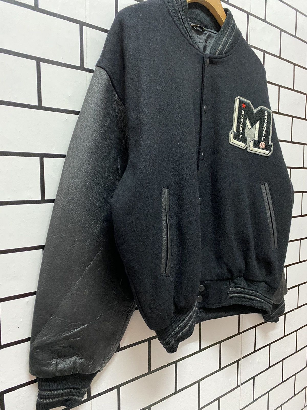 Vintage Vintage Durante Baseball Sports Club Leather Varsity Jacket Size US M / EU 48-50 / 2 - 13 Thumbnail