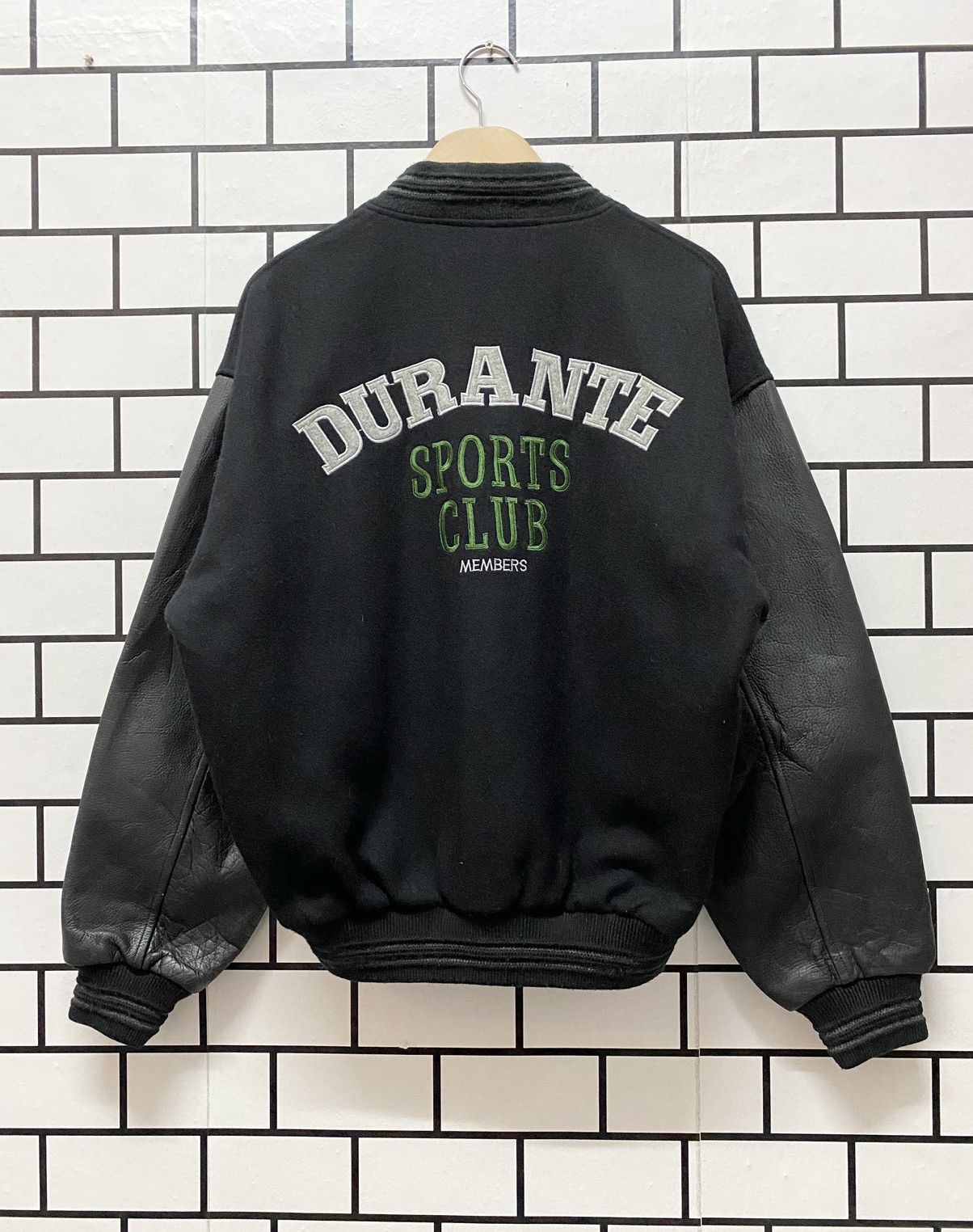 Vintage Vintage Durante Baseball Sports Club Leather Varsity Jacket Size US M / EU 48-50 / 2 - 1 Thumbnail