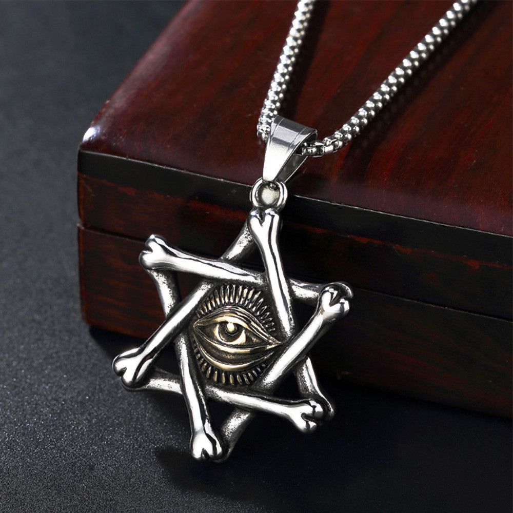 Jewelry All Seeing Eye Pendant Necklace Size ONE SIZE - 1 Thumbnail