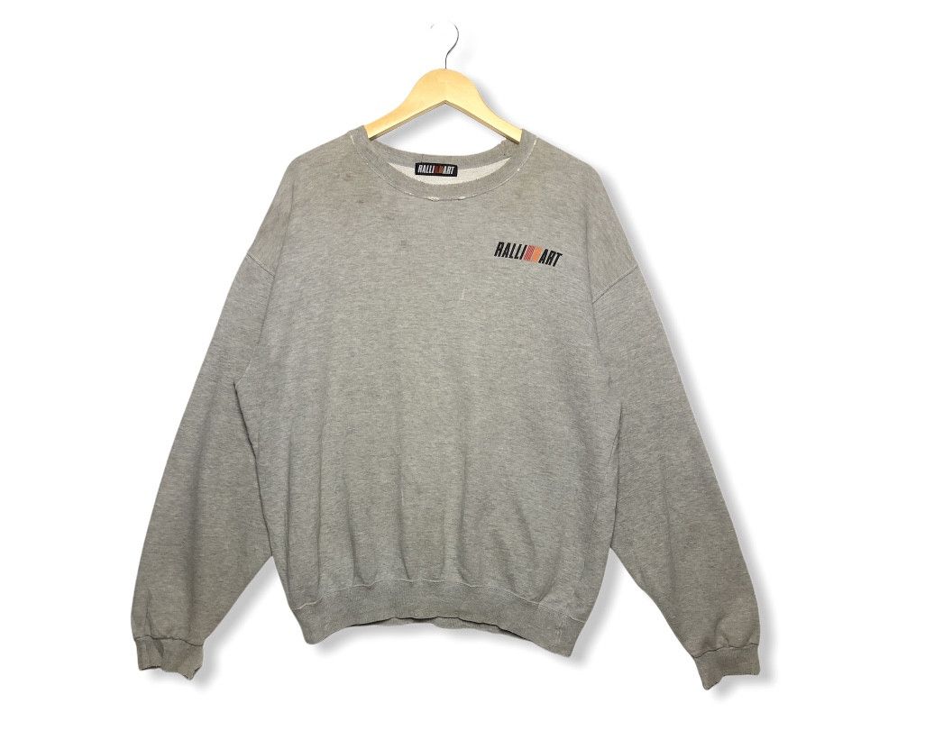 Japanese Brand VINTAGE DISTRESSED MITSUBISHI RALLIART SWEATSHIRT Size US L / EU 52-54 / 3 - 4 Thumbnail