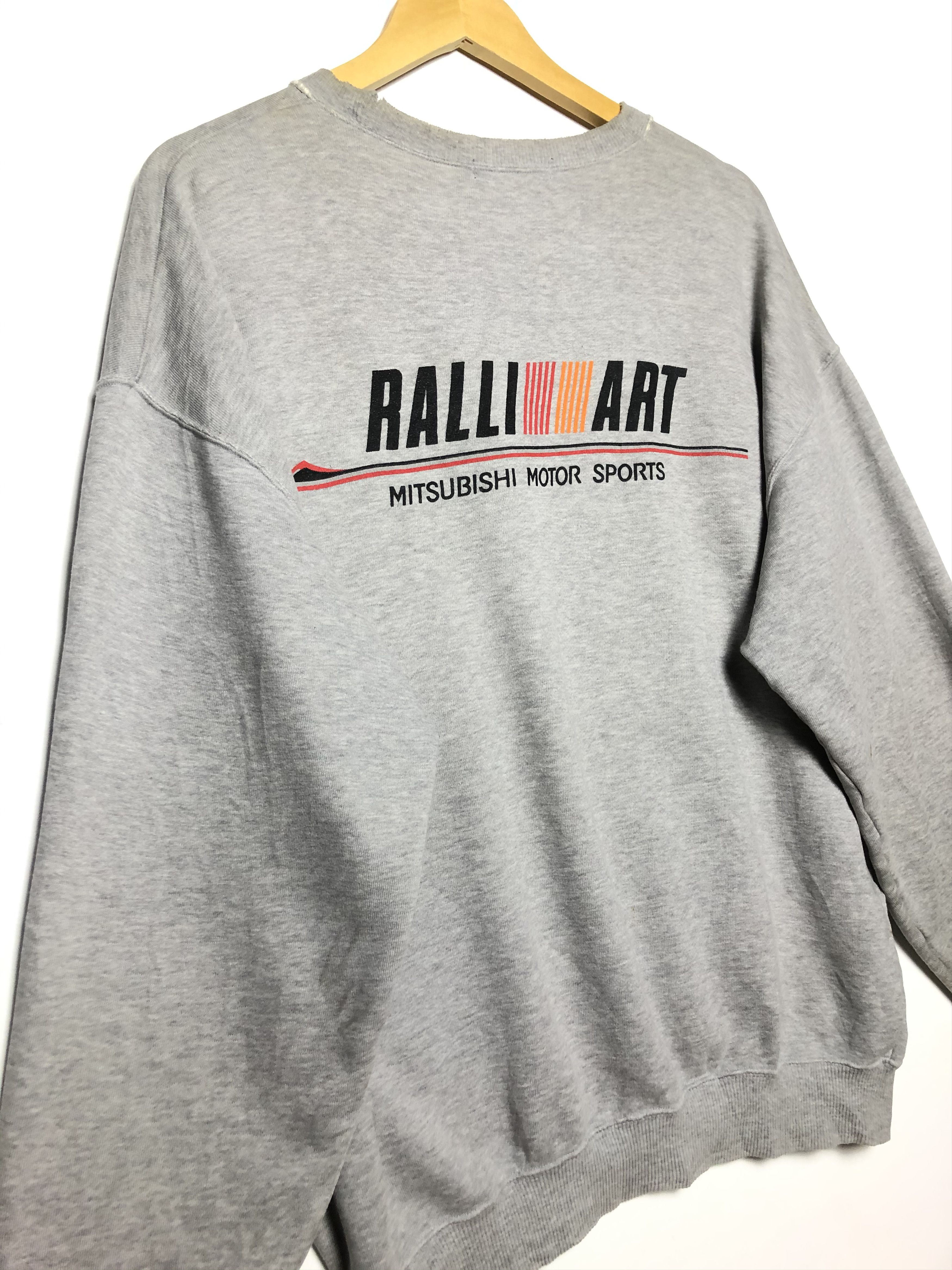 Japanese Brand VINTAGE DISTRESSED MITSUBISHI RALLIART SWEATSHIRT Size US L / EU 52-54 / 3 - 7 Thumbnail