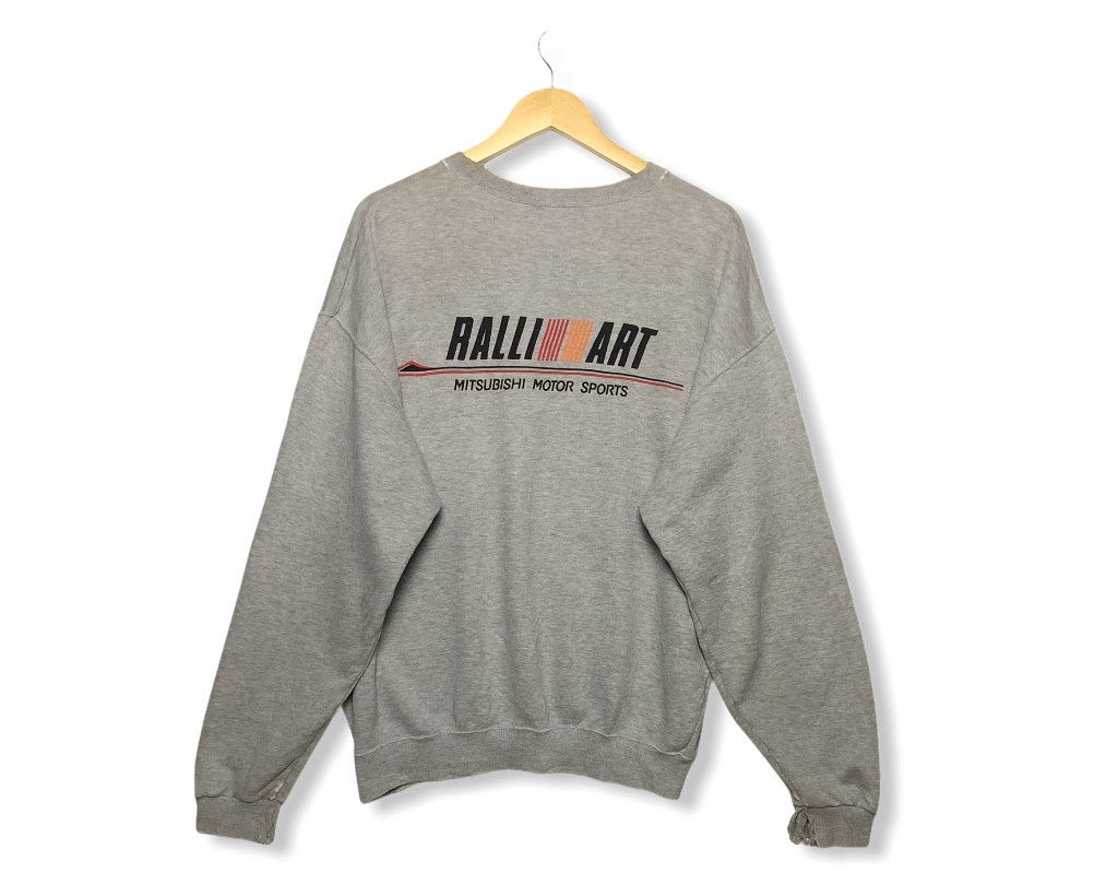 Japanese Brand VINTAGE DISTRESSED MITSUBISHI RALLIART SWEATSHIRT Size US L / EU 52-54 / 3 - 1 Thumbnail