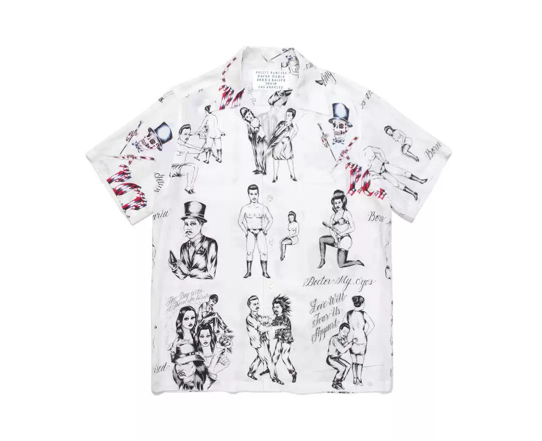 Wacko Maria WACKO MARIA BORNXRAISED HAWAIIAN SHIRT Size US XL / EU 56 / 4 - 1 Thumbnail