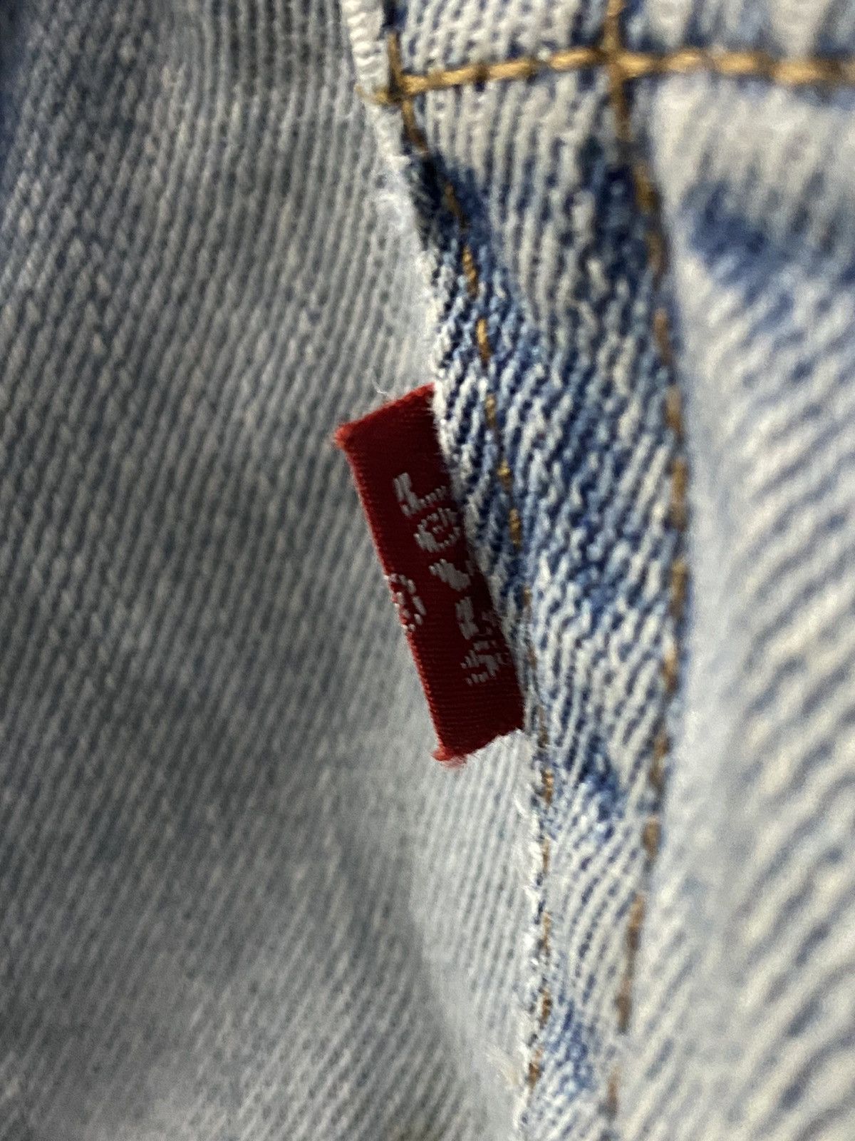 Levi's × Vintage Vintage Levi’s 505 Distressed Regular Fit Denim Pants Size US 34 / EU 50 - 16 Thumbnail