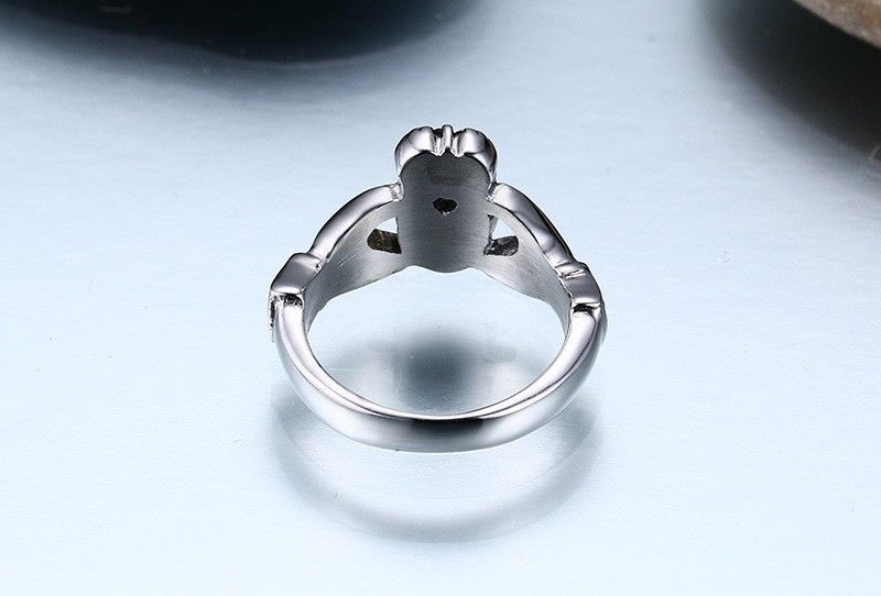 Jewelry Heart Crown Ring Size ONE SIZE - 4 Thumbnail