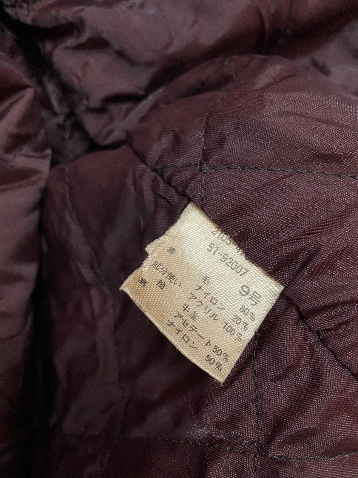 Vintage 90’s Mayson Grey Japan Leather Wool Varsity Jacket