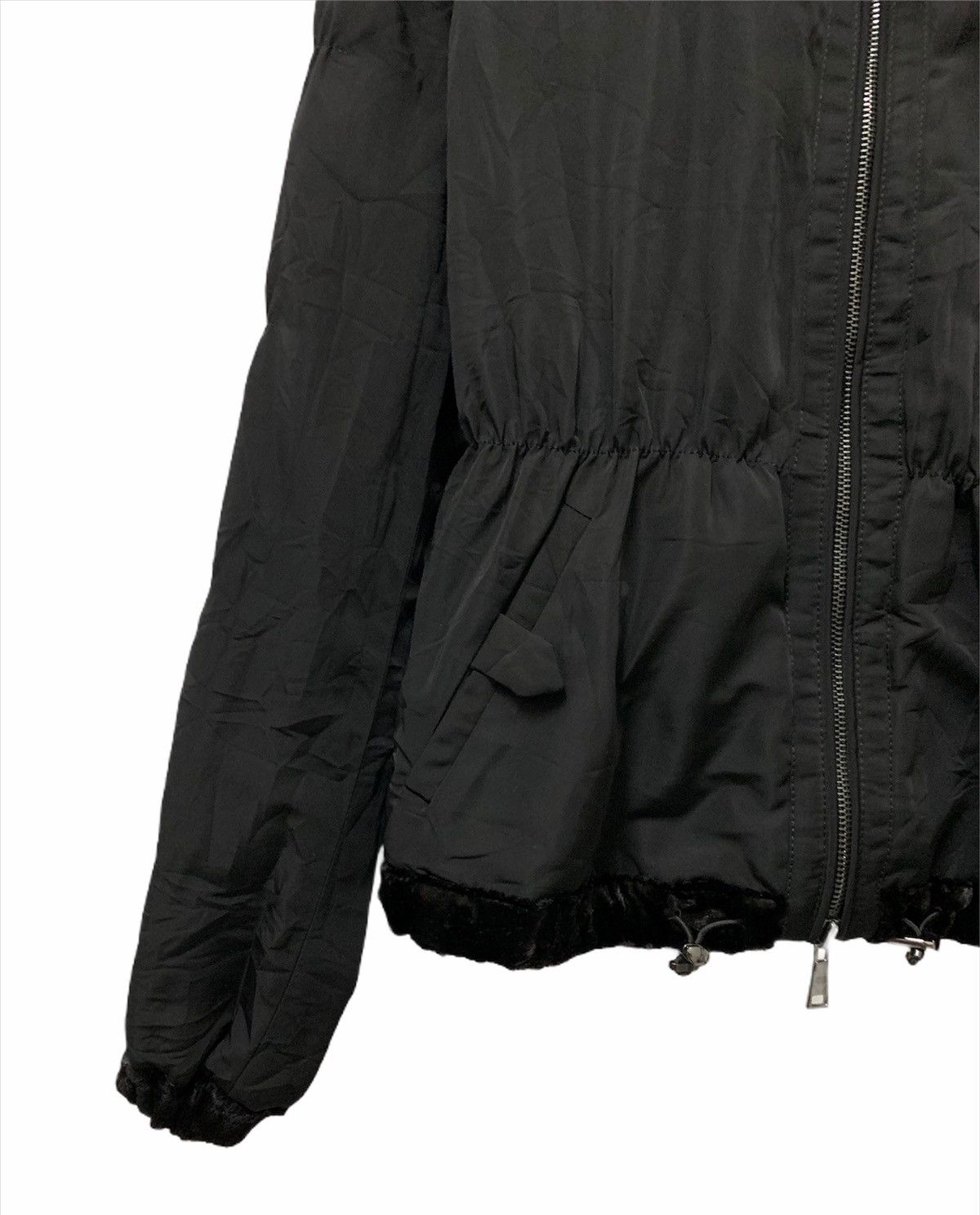 Armani Exchange 🔥 Faux Fur Fabric EMPORIO ARMANI Black Jacket Size US S / EU 44-46 / 1 - 6 Thumbnail