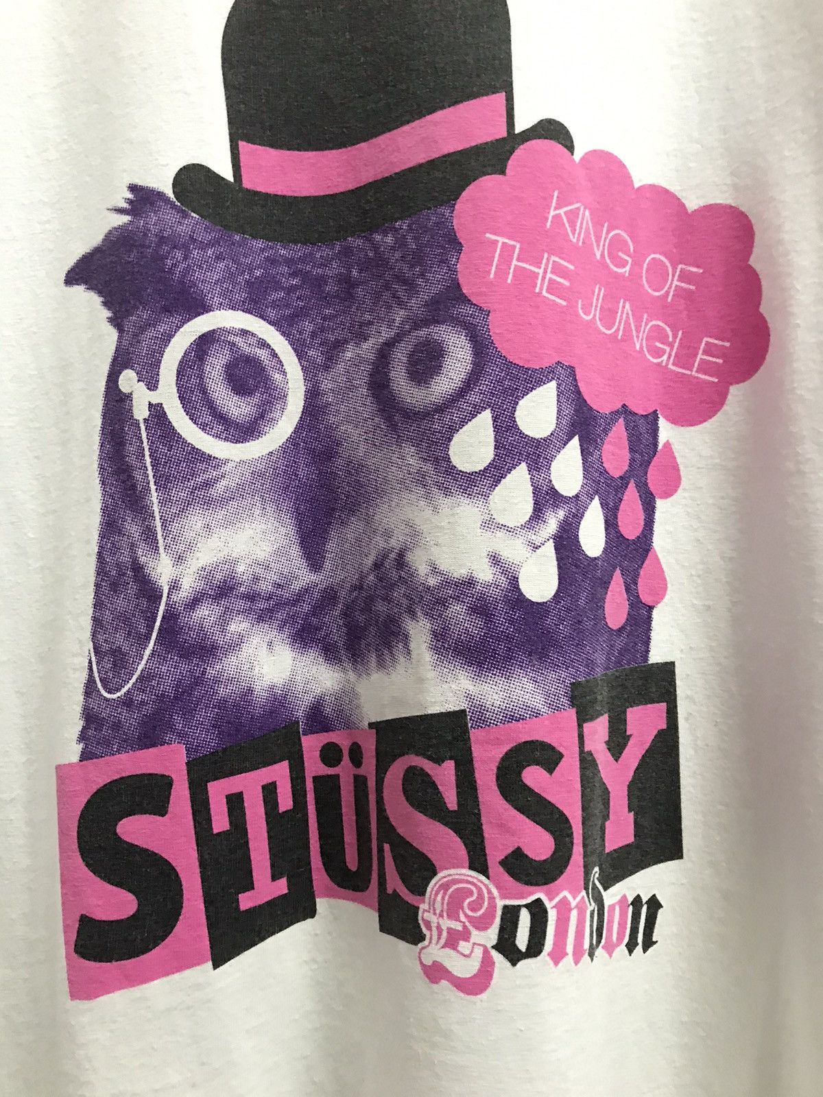 Stussy × Vintage Vintage Stussy Owl King Of The Jungle Tshirt Size US M / EU 48-50 / 2 - 5 Thumbnail