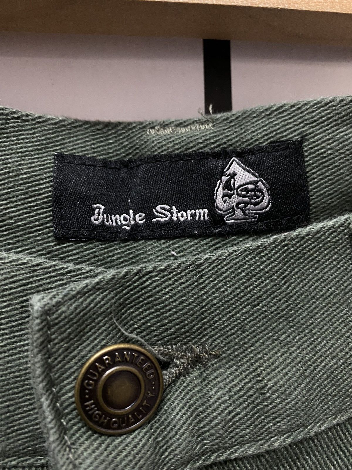 Designer × Japanese Brand Jungle Storm Japan Double Knee Casual Work Wear Pants Size US 32 / EU 48 - 14 Thumbnail