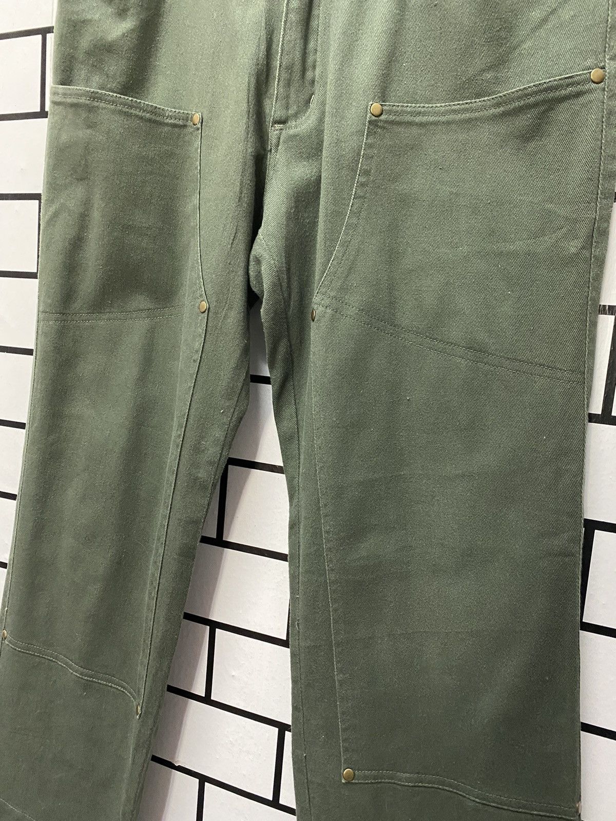 Designer × Japanese Brand Jungle Storm Japan Double Knee Casual Work Wear Pants Size US 32 / EU 48 - 9 Thumbnail