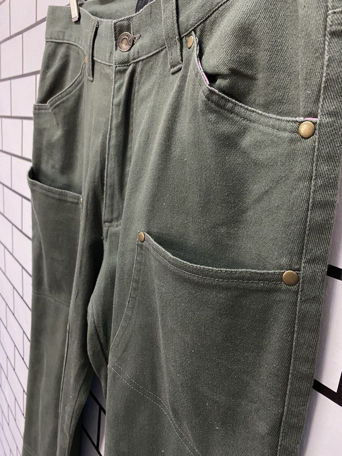 Designer × Japanese Brand Jungle Storm Japan Double Knee Casual Work Wear Pants Size US 32 / EU 48 - 8 Thumbnail