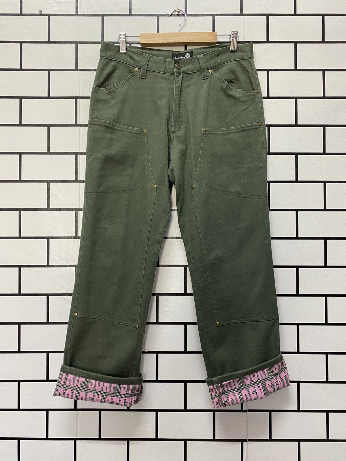 Designer × Japanese Brand Jungle Storm Japan Double Knee Casual Work Wear Pants Size US 32 / EU 48 - 2 Thumbnail