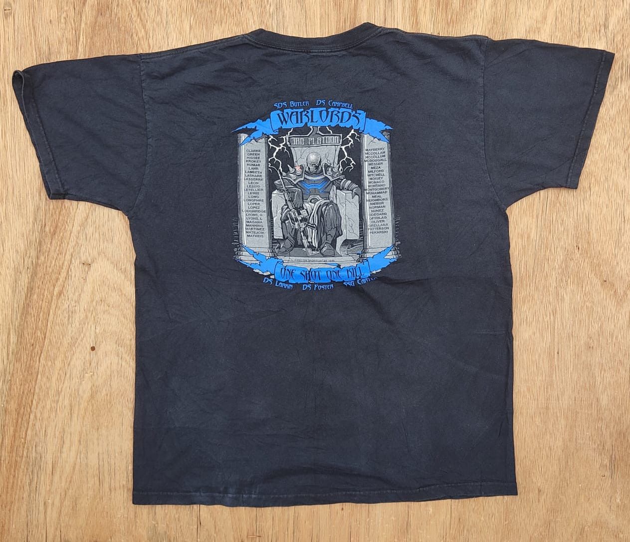 Vintage vintage tee warlords D4 Size US L / EU 52-54 / 3 - 1 Thumbnail