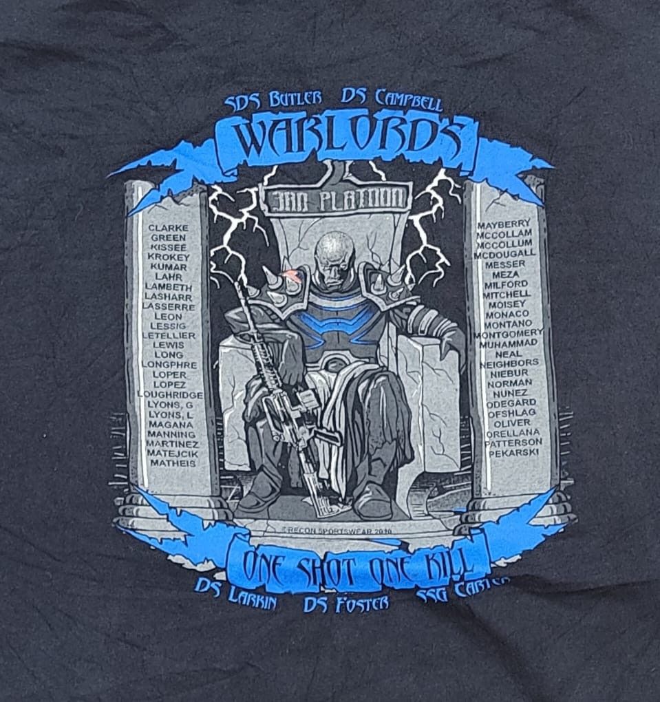 Vintage vintage tee warlords D4 Size US L / EU 52-54 / 3 - 2 Thumbnail